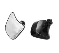 HOOLRZI Cristal de visión trasera de motocicleta de amplia cobertura, transparente, ligero, resistente al desgaste, control de vibraciones, lado de bicicleta eléctrica