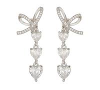 HOOLRZI Elegante clip de mariposa y corazón para auriculares Freeclip 1 2 de aleación con clip, decoración elegante de corazón doblado