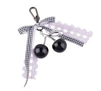 HOOLRZI Elegante llavero con diseño de caricaturas de frutas, accesorios para bolso de mujer y llaves de coche, llavero de frutas, Q1851 2