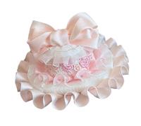 HOOLRZI Elegante sombrero pequeño que incluye la edad, decoración de disfraz diseñado para mujeres, niñas, madre, hija, actividades, hermana, evento de vinculación, transpirable, tocado