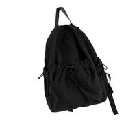 HOOLRZI Elegante y práctica mochila para estudiantes con múltiples bolsillos y gran capacidad para una fácil organización y almacenamiento, Black, Mass Beauty