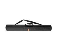 HOOLRZI Estuche de transporte para caña de pescar, bolsa de almacenamiento para cañas de pescar, organizador portátil, plegable, bolsa de aparejos de pesca, 1,2 m, negro, 24 cm