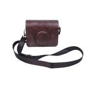 HOOLRZI Funda protectora para cámara, bolsa de viaje de piel sintética, bolsa de hombro suave para cámara de película EVO, Brown