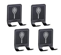 HOOLRZI Gancho De Pared De Acero Inoxidable Soporte para Raqueta Pantalla Vertical para Garaje Gimnasio Fácil Instalación Raqueta De Tenis Pantalla Vertical para Garaje Dormitorio Gimnasio