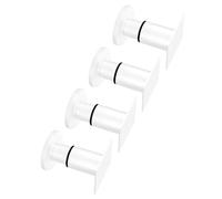 HOOLRZI General Furniture - Patas de acero enrolladas para mesa, ajustables, resistentes, para múltiples tipos de muebles, elevadores de marco de cama