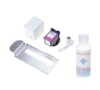 HOOLRZI Impresora de alimentos de mano con tecnología de inyección de tinta para personalizar postres y diseños de espuma de bebidas, impresora de múltiples superficies