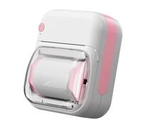 HOOLRZI Impresora térmica portátil en miniatura para etiquetas, fotos y notas, batería recargable, no requiere tintas, incluye 1 rollo de impresora de corrección de errores de papel de impresión