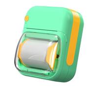HOOLRZI Impresora térmica portátil en miniatura para etiquetas, fotos y notas, batería recargable, no requiere tintas, incluye 1 rollo de impresora de corrección de errores de papel de impresión