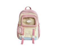 HOOLRZI Itabag - Mochila de exhibición de pines con inserto, bonita mochila estética para anime, cosplay, escuela, Itabag, mochila de día transparente, bolsas de viaje, multicolor, S, Mass Beauty