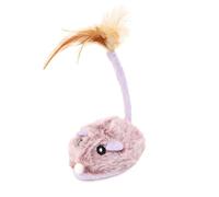 HOOLRZI Juguete eléctrico para mascotas, juguete de interacción de animales de peluche, juguete realista para el aburrimiento, gatos y caza