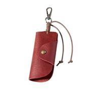 HOOLRZI Llavero de piel sintética para profesionales, diseño de clip de cinturón desmontable, llavero compacto, cartera para llevar todos los días, práctico organizador de viaje de negocios, a, Mass