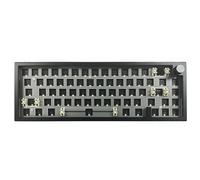 HOOLRZI LMK66 - Kit de teclado mecánico personalizable con 3 modos BT5/2.4Ghz/UsbC, interruptores intercambiables en caliente, retroiluminación, batería de 3000 mAh, kit de teclado personalizable