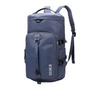 HOOLRZI Mochila de gimnasio con separación seca y húmeda, bolsa de natación, bolsa de fitness para natación, viajes, fines de semana, escapadas, mochilas de gran capacidad, Azul niebla, Mass Beauty