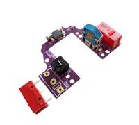 HOOLRZI Placa de botón WeldingFree para mouse GProX Superlight Hot Swap con codificadores de ratón, interruptores de mouse