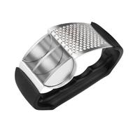 HOOLRZI Prensa De Ajos Manual De Acero Inoxidable Ergonómico para Triturar Sin Esfuerzo Utensilio De Cocina Multiusos Herramienta De Cocina