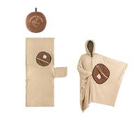 HOOLRZI Saco de dormir portátil para emergencias, apto para supervivencia al aire libre, plegable, práctico, aislante, protección térmica, convertible