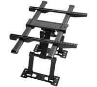 HOOLRZI Soporte De Pared De Esquina Inclinable para Televisores De 37 a 70 Pulgadas Capacidad De 99 Libras Construcción De Metal Diseño De Rotación De Movimiento Completo Soporte De De Esquina