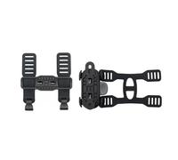 HOOLRZI Soporte de silicona para contenedor de agua de liberación rápida, correa antideslizante, universal, accesorio de equipo de ciclismo, hebillas de nailon, jaula de botella de bicicleta