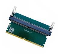 HOOLRZI Tarjeta adaptadora DDR5 portátil a tarjeta de memoria de escritorio, dispositivo de prueba para PC de velocidad, accesorios de computadora, probador de memoria para computadora de escritorio