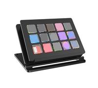 HOOLRZI Teclado macro LCD para jugadores de streaming, diseñadores, teclas de acceso rápido personalizables, acceso directo de texto, cruces y dispositivos