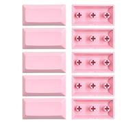 HOOLRZI Teclas en blanco personalizadas de repuesto para teclado mecánico DSA, 10 piezas de 2U de altura