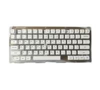 HOOLRZI Teclas XDA de 120 teclas para teclados mecánicos ruso, coreano, inglés, japonés, teclado mecánico blanco