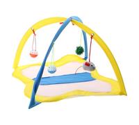 HOOLRZI Tienda de campaña plegable para gatos con campanas de colores, para jugar en interiores, para jugar, hacer ejercicio, esconderse, juguete de entrenamiento