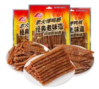 HoolySeek -latao-latiao - Paquete combinado de fideos picantes, aperitivo picante para la infancia, fideos calientes, estilo Sichuan, vegetariano, aperitivo chino asiático, 86 g x 3