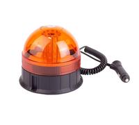 Hooma 40 Leds Rotativo Tractor LED Luz Advertencia de Emergencia Ámbar con Magnética 7 Modos, 12V/24V con Cable de 2.5 Metros para Furgonetas, Tractores, Luz de Emergencia para Vehículos Agrícolas