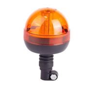 Hooma 40W Luz Rotativa Tractor Led 12V 24V Ámbar, Base DIN Flexible, 3 Modos, para Tractores, Vehículos Agrícolas