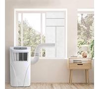 HOOMEE Aislante Ajustable para Ventanas Colgantes Aires Acondicionados Portátiles y Secadoras (35x92CM)