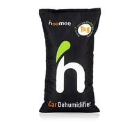 HOOMEE Bolsa de Sílice Antihumedad para Coche + Alfombrilla Antideslizante para Salpicadero - Elimina de Olores y Evita la Formación de Vaho en las Ventanas, la Condensación y el Moho. Bolsa de 1Kg