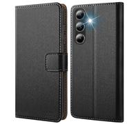 HOOMIL MagFlip Series Funda para Samsung Galaxy A55 5G, Carcasa Cuero Premium - Negro