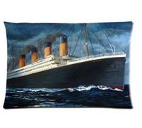 Hoomin Art Titanic Custom Zippered Rectangle Pillow Case Pillowcases Size:16"x 24" (Two Sides)
