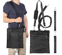 Hoomtree Soporte para bolsa de catéter, soporte para bolsa de drenaje de orina con cubierta de tubo de drenaje, para usuarios de catéter Foley de urostomía, resistente al agua y lavable a máquina