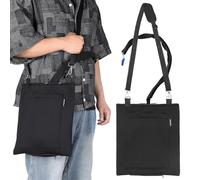 Hoomtree Soporte para bolsa de drenaje de orina, fundas de bolsa de catéter con funda de tubo con cremallera y correa ajustable, tela de buceo suave, fácil acceso, seguro y discreto para usuarios de