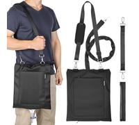 Hoomtree Soporte para bolsas de drenaje de orina, cubierta de privacidad para bolsas de orina, con correa ajustable, diseño de cremallera, impermeable y lavable a máquina, para usuarios de urrostomía