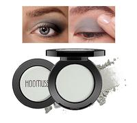 HOOMUSS Sombra de ojos simple mate hecha a mano Sahdow Negra Eye, prensada, altamente pigmentada y duradera, color gris intenso (gris)