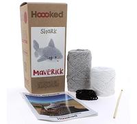 Hoooked PAK342 Eco Barbante Milano Algodón Shark Maverick Crochet Amigurumi Kit
