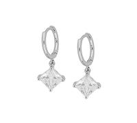 Hoop Earrings For Women 5a Square Zircon Round Piercing Earring Fine Jewelry Pendientes