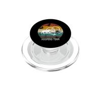 Hoopers Team Agility Dog Training Vintage Sunset PopSockets PopGrip para MagSafe