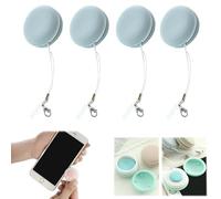Hoopliee Screen Cleaner, Macaron Phone Screen Cleaner - Screen and Eyeglass Brush Cleaner, Laptop Decorative Bag Pendant, Effective Fingerprint Proof Cleaning Wipe for Mobile Phones and More! (Blue)