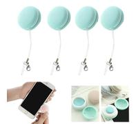 Hoopliee Screen Cleaner, Macaron Phone Screen Cleaner - Screen and Eyeglass Brush Cleaner, Laptop Decorative Bag Pendant, Effective Fingerprint Proof Cleaning Wipe for Mobile Phones and More! (Green)