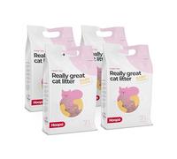 Hoopo® Tofu Fine - Arena para gatos en polvo para bebés, sin polvo, sin olor, eficaz contra los olores desagradables (28 L, poeder)