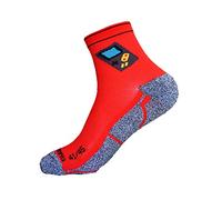 HOOPOE Calcetines Trail Running Quarter Cut Video Games, Hombre, Mujer, Originales, Divertidos, sin Costuras, Térmicos, Amarillos, Video Games, Tallas 36-40