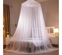 HOOPOE Mosquitera Cama Matrimonio Individual,2 Piezas Mosquito Net for Bed Dosel, Mosquitero Cúpula Universal Poliéster,Viajes Mosquitera Plegable Portátil 60x250x900cm