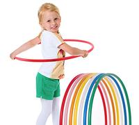HOOPOMANIA Hula Hoop Infantil Monocolor [Ø70cm - Rojo] Hulla Hupp para niños a Partir de 6 años