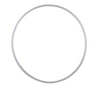Hoopomania Pieza Bruta para Hula Hoop, PE 25 mm, Blanco, Ø140cm