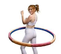 HOOPOMANIA Vital Hoop [2,6 kg] Hula Hoop con protuberancias de Masaje - Hullahoop Adultos