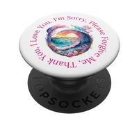 Ho'oponopono Mantra Sanador Perdón PopSockets PopGrip Adhesivo